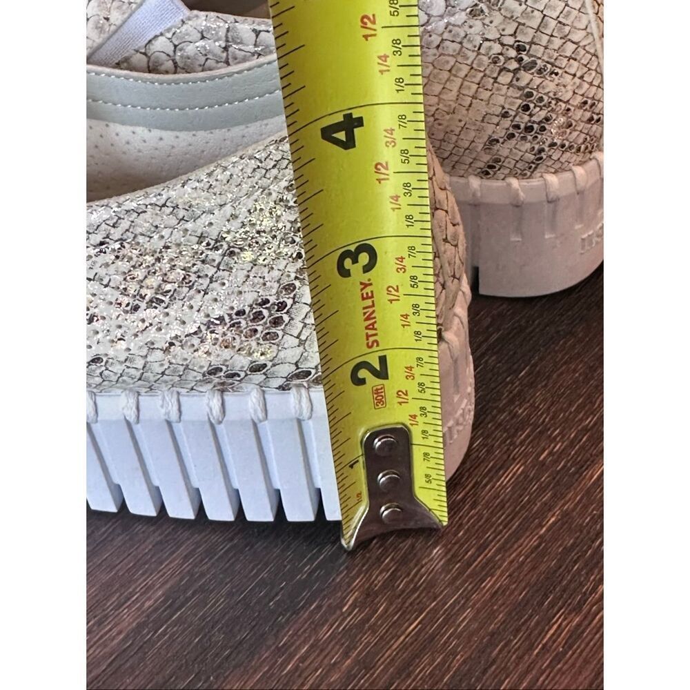 Ilse Jacobsen Tulip Platform Sneaker in metallic snakeskin - Picture 6 of 6